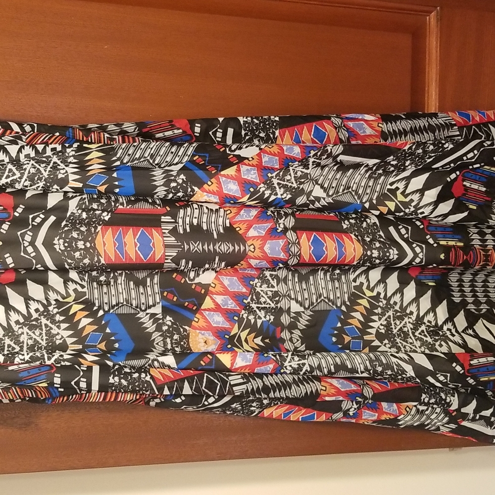 NY Collection Asymmetrical Versatile sleeveless long dress, size L - Picture 4 of 15
